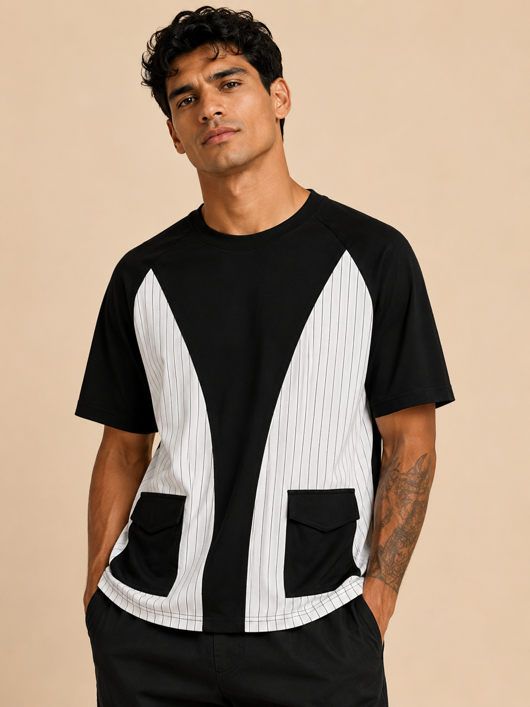 Short sleeve oversized T shirt