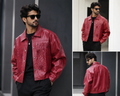 JACKET  SPIDER DESIGN  RED